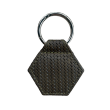 Cargar imagen en el visor de la galería, Clip hexágono verde tejido